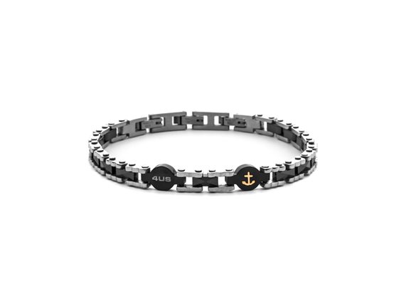 Bracciale 4US: Cesare Paciotti Uomo in Acciaio 4UBR8805 - 4UBR8805